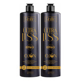 2 Roffe Super Progressiva Para Cabelo Afro Ultra Liss 1l