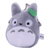 Monedero Mini Mi Vecino Totoro Gris Kawaii Ghibi Cierre Beso