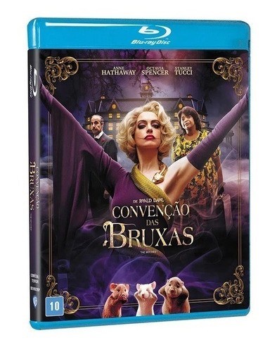 Convenção Das Bruxas Bluray Original Lacrado Anne Hathaway