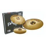 Pack Platillos Hi-hat 14  + Crash 16  + Ride 20  Paiste 101