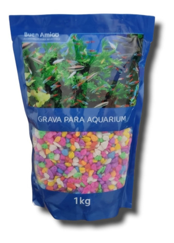 Grava Para Acuarios 1 Kg Piedras Decorativas Peceras