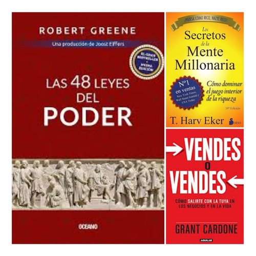 48 Leyes Del Poder+vendes O Vendes+secretos Mente Millonaria