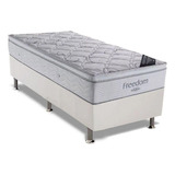 Conjunto Box-colchãoortobom Freedom+cama Solteiro 88