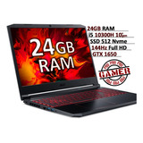 Acer Nitro 5 - 24gb Ram - I5 10300h - 512gb Ssd M.2 - 144hz