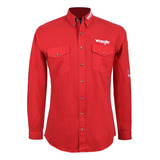 Camisa Vaquera Wrangler 112347666 Rojo Caballero