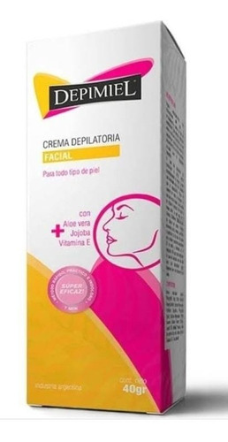 Crema Depilatoria Depimiel Para Rostro Piel Normal 40 g