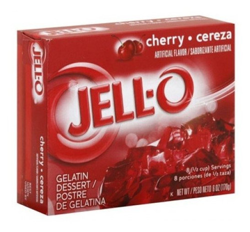 Gelatina - Postre De Gelatina Jell-o, Cereza 6 Oz (paquete D