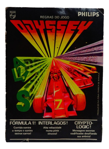 Manual Odyssey Antigo F1 Interlagos Cryptologic Original