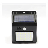 Lámpara Solar De 30 Led Con Sensor De Presencia Impermeable
