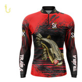 Camisa Masculina De Pesca Prot Uv50+ Dry Superking Sk02