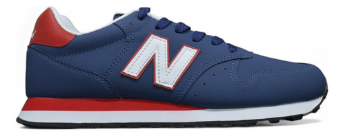 Zapatilla New Balance Hombre Gm500cd1 Azul Con Rojo