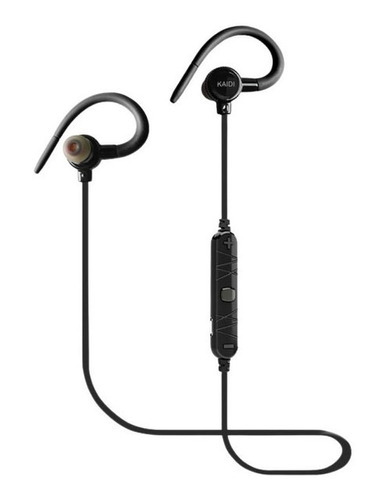 Fone De Ouvido Bluetooth Sem Fio Esportivo Academia Corrida Cor Preto/vermelho Cor Da Luz Preto Bateria Longa Duração Gancho Resistente Suor Com Microfone