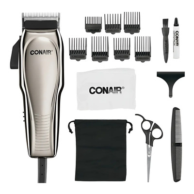 Juego De Peluquería Conair 15 Piezas Cromado Hc227es Color Plateado | Envío gratis