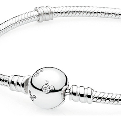 Pulsera Pandora Disney Mickey En Plata Esterlina Brazalete