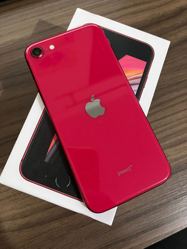 Apple iPhone SE 2020 (2a Geração) 64 Gb Vermelho Bateria 76%