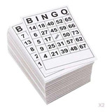 . Tarjetas Bingo 1 En Una Sola 120 Hojas Tarjetas