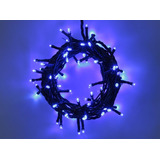 Luces Led  100 Luces De Navidad-fiesta Azul -regala Momentos
