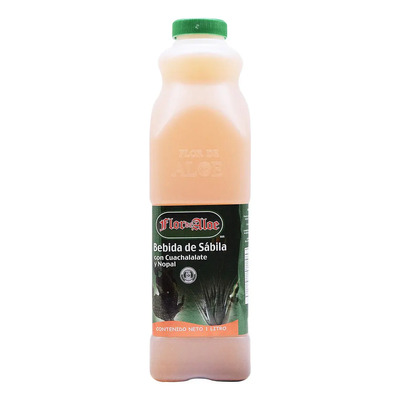 Bebida Nutricional Aloe Vera Cuachalalate Nopal 1L Flor de Aloe | MercadoLibre