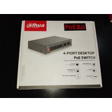 Switch Poe Dahua 4 Puertos 100 Mbps Pfs3006-4et-60-v2