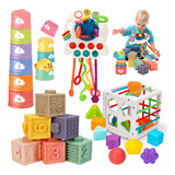 Montessori - Juguetes Para Bebés De 6-12-18 Meses, Cuerda .