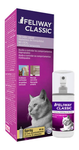 Feliway Classic Spray 60 Ml Para Gato