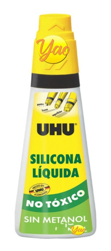 Adhesivo De Silicona Liquida Uhu 200 Ml Pegamento Pega Todo