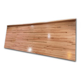 Mesada 120 X 60 Madera Eucalipto Alistonado Laqueada Cocina