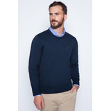 Sweater Round Neck Paris Azul Fw2024 Ferouch