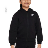 Chaqueta Nike Nsw Club Fleece Lbr Niños-negro