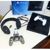 Playstation 4 + 2 Controles + 2 Brindes