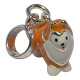 Berloque Charms Prata Cachorro Spitz Lulu P/ Pandora/vivara