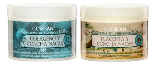 Cremas Antiarrugas + Rejuvenecedora Concha Nacar Florigan® 