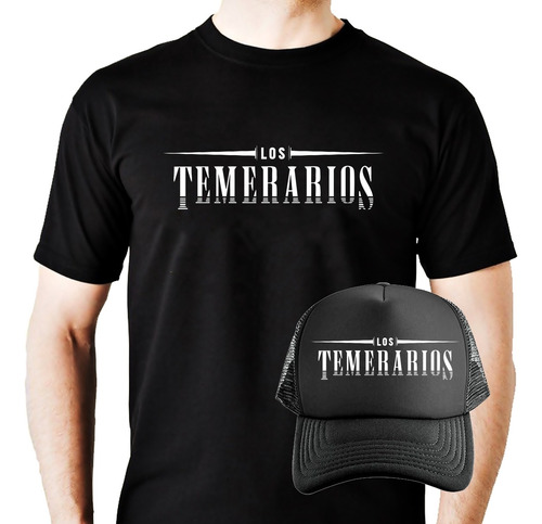 Playera Y Gorra Unisex Los Temerarios Logo