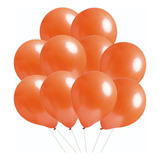 Globos Naranjas Perlados  X 25 U - Lollipop