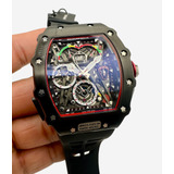 Reloj Premium Rm Esqueleto Rm50 Mclaren Automatico Negro