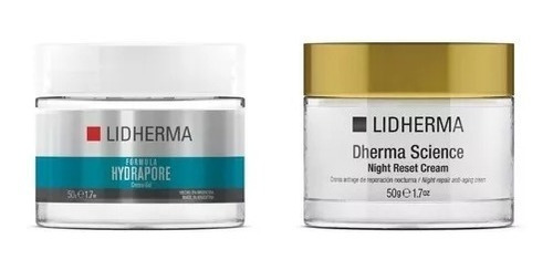 Dherma Science Night Reset + Hydrapore Crema Gel Lidherma