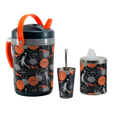 Set Kit Terere Bidon Termico Termolar, Basket Basketball