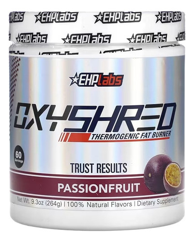 Ehp Labs Oxyshred Quemador De Grasa Termogénico 270g Sabor Passion Fruit