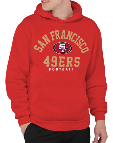 Suéter Rojo 49ers, Prenda San Francisco Cálida