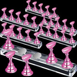 Equipo Para Decorar Uñas 6 Sets Nail Tips Stand Holder Acryl