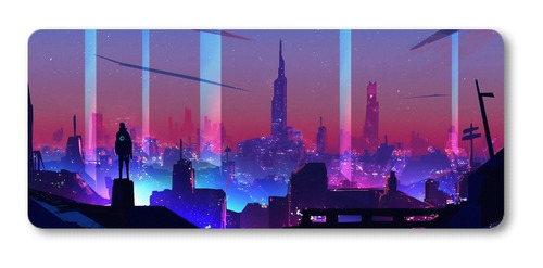 Mousepad Xxl 80x30cm Cod.349 Arte Paisaje Rosa