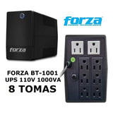 Ups Interactiva Forza Bt-1001, 1000va/600w 8 Tomas Regulador