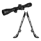 Bipé Dobrável Universal Ar15 Sport +luneta4x32trilho 11mm