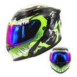 Casco De Moto Bluetooth Incorporado, Certificado Dot 