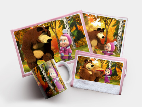 Set De Jardin Personalizado - 4 Piezas - Mash/oso 2