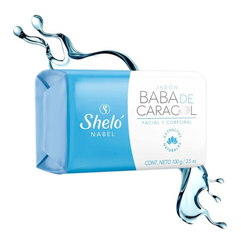 Jabón Baba De Caracol Sheló Nabel 100g Facial Y Corporal