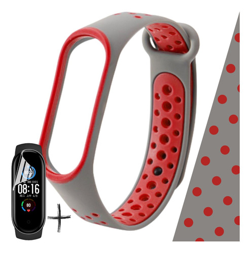 Correas Deportivas Compatible Con Mi Band 5/6 Mas Lamina