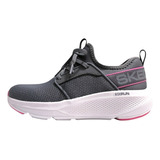 Tenis Skechers Go Run Elevate Color Gris/ Rosa (128336x)