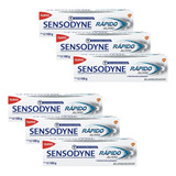 Combo X6 Sensodyne Crema Dental Rápido Alivio Blanqueado 100