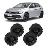 Kit 4 Alto Falantes Volkswagen Polo Jbl 6 Polegadas Cor Preto